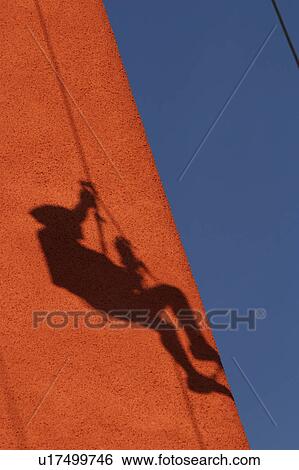 Stock Photograph - repelling, recreation, rescue, construction, grip, feet. Fotosearch