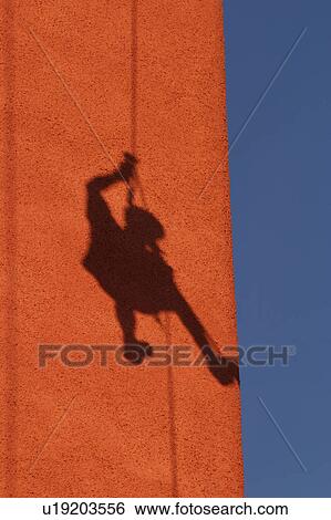 Stock Photograph - repelling, recreation, rescue, construction, grip, feet. Fotosearch