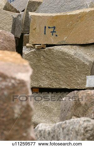 Stock Photo - rock, pile, heap, number, 17, rocky. Fotosearch