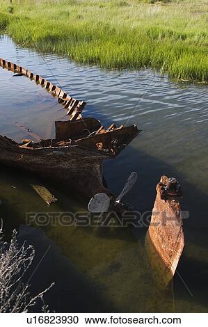 Stream, Wreckage, Shipwreck, Discards, Boat, Ship View Large Photo Image Stock Image - Stream, Wreckage, Shipwreck, Discards, Boat, Ship. Fotosearch