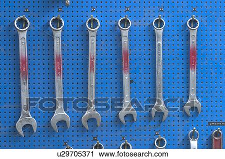 Stock Image - tools, equipment, device, implement, close-up, metal. Fotosearch