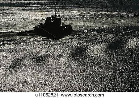 Stock Image - warship, ship, railing, season, calm, marine. Fotosearch