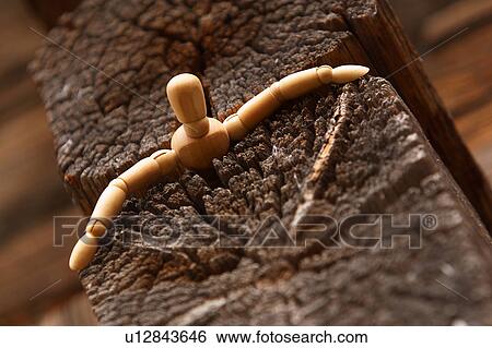 Stock Photograph - Wood, Wooden, Blocks, wooden blocks, Poles, Arranged. Fotosearch