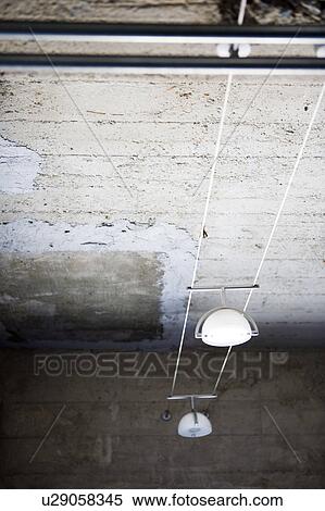 Detail of strip lighting in industrial setting View Large Photo Image Stock Photography - Detail of strip lighting in industrial setting. Fotosearch