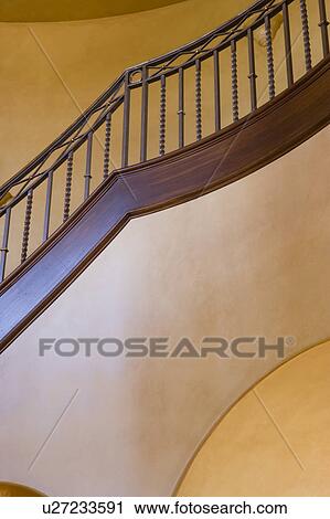 Interior Staircase Architecture View Large Photo Image Stock Image - Interior Staircase Architecture. Fotosearch
