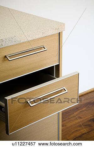 Modern Wood Drawers View Large Photo Image Stock Photo - Modern Wood Drawers. Fotosearch