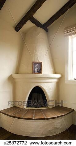 Spanish Style Fireplace Stock Image U25872772 Fotosearch