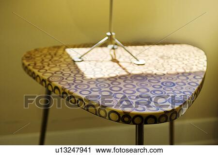 Unique Contemporary Wood Side Table View Large Photo Image Stock Image - Unique Contemporary Wood Side Table. Fotosearch