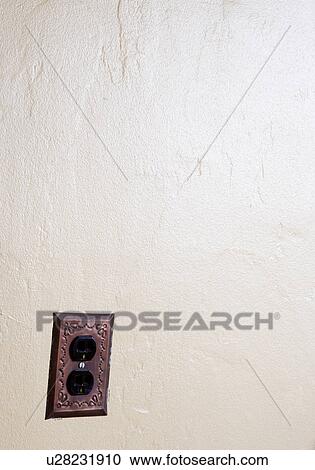 Vintage Electrical Outlet on White Wall View Large Photo Image Stock Image - Vintage Electrical Outlet on White Wall. Fotosearch