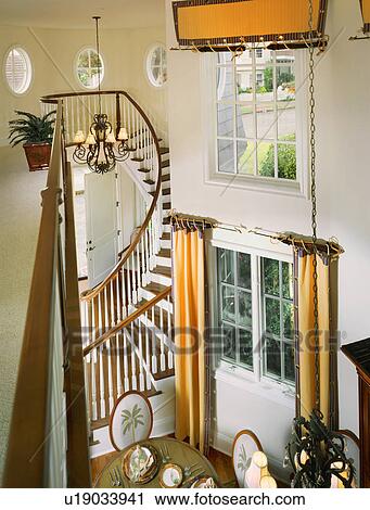 Stock Image - Winding Staircase. Fotosearch