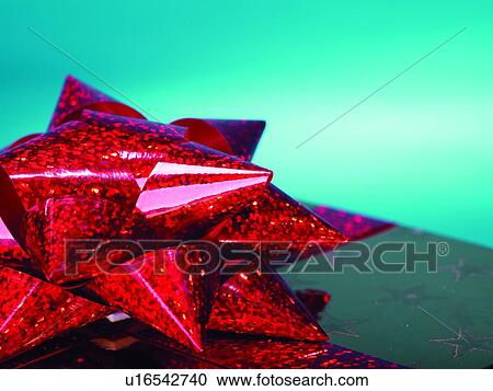 Stock Image - Christmas Present Bow. Fotosearch