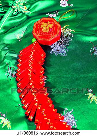 Stock Photography - Firecrackers, Chinese New Year Ornament. Fotosearch