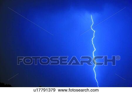 Storm clouds and lightning bolt View Large Photo Image Stock Photo - Storm clouds and lightning bolt. Fotosearch