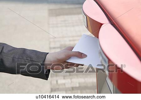 Picture - Mailing of a letter. Fotosearch