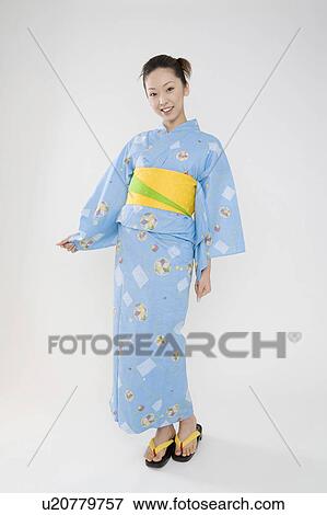 Stock Photo - Yukata woman. Fotosearch