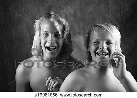 Brothers laughing View Large Photo Image Stock Photograph - Brothers laughing. Fotosearch