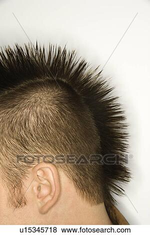 Stock Photo - Man with mohawk . Fotosearch