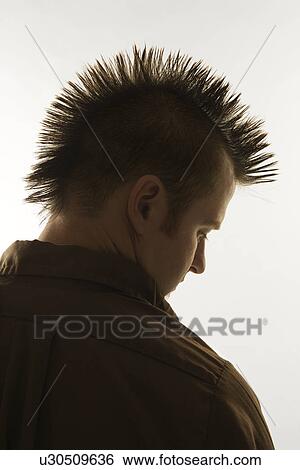 Man with mohawk View Large Photo Image Stock Photograph - Man with mohawk . Fotosearch