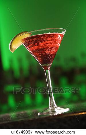 martini cocktail with fruit garnish View Large Photo Image Stock Photo - martini cocktail with fruit garnish . Fotosearch