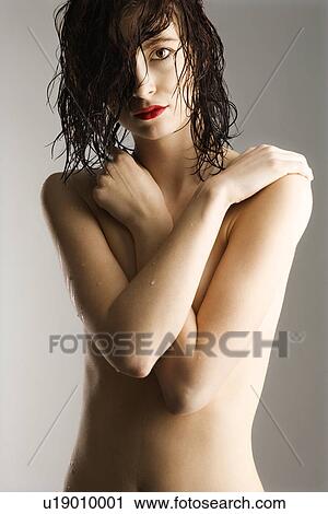 Redhead woman with wet hair and skin View Large Photo Image Stock Image - Redhead woman with wet hair and skin. Fotosearch
