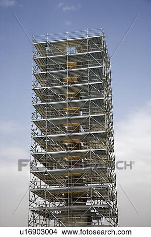Scaffolding around structure in Rome, Italy. View Large Photo Image Picture - Scaffolding around structure in Rome, Italy.. Fotosearch