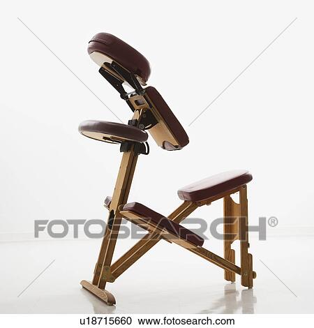 Stock Image - Still life of massage chair. Fotosearch