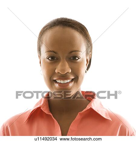Picture - woman smiling . Fotosearch