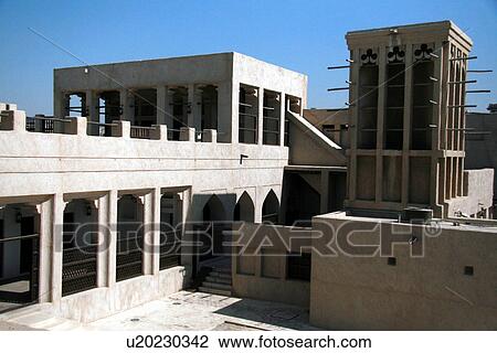 Stock Image - Dubai, bastakia. Fotosearch