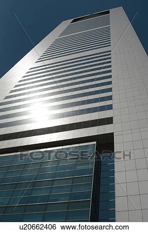 Stock Photograph - dubai, shiekh, zayed, road, emirates, towers. Fotosearch