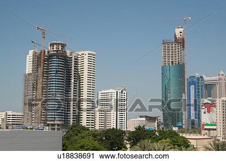 Stock Image - dubai, shiekh, zayed, road. Fotosearch