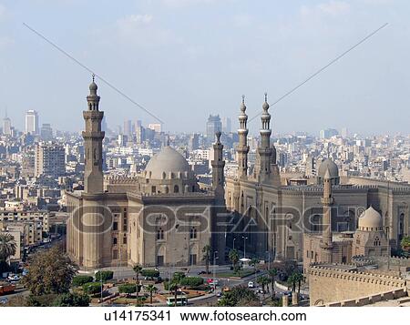 Stock Image - Egypt, Cairo, Islamic, Architect, Sultan, Hassan. Fotosearch