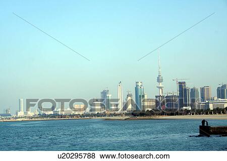 Stock Photo - kuwait, city, town, view. Fotosearch