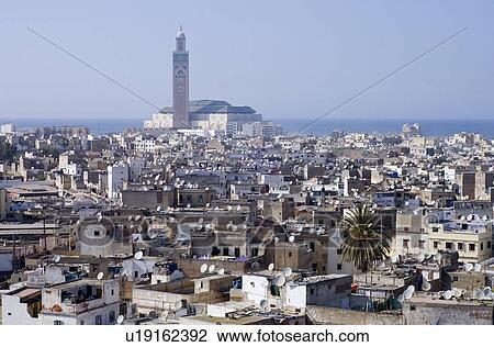 Stock Image - morocco, casablanca, north, africa. Fotosearch
