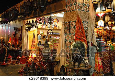 Stock Photo - sooq, shops, souq, souk, sook, shopping, antique. Fotosearch