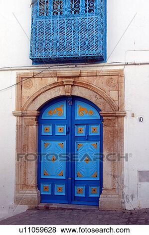 Stock Photo - Tunis, Tunisia, arabic, islam, Sidi, Bou, Said. Fotosearch