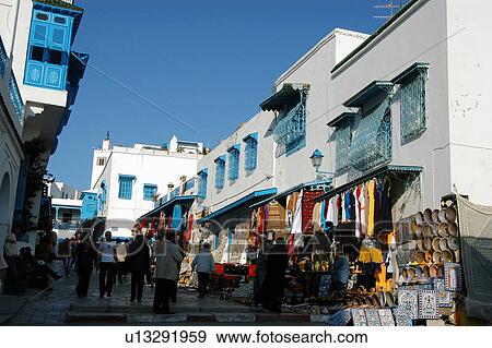 Tunis, Tunisia, arabic, islam, Sidi, Bou, Said View Large Photo Image Stock Photo - Tunis, Tunisia, arabic, islam, Sidi, Bou, Said. Fotosearch