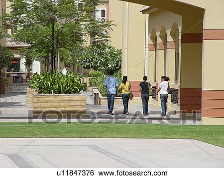 UAE, Dubai, Knowledge, village View Large Photo Image Stock Photograph - UAE, Dubai, Knowledge, village. Fotosearch