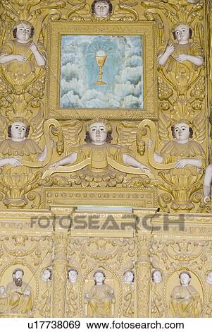 Carving on the wall of a church, St. Francis Xavier Church, Old Goa, Goa, India View Large Photo Image Stock Photo - Carving on the wall of a church, St. Francis Xavier Church, Old Goa, Goa, India. Fotosearch