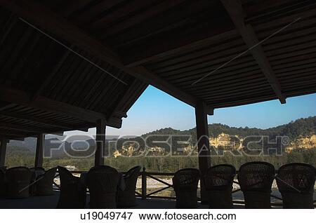 Stock Photo - Chairs in a restaurant. Fotosearch