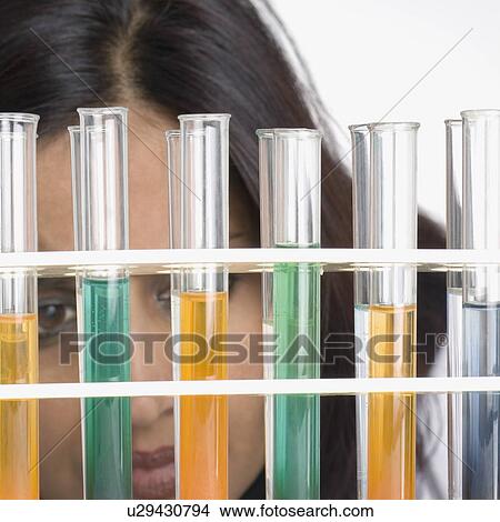 Close-up of a female scientist working in a laboratory View Large Photo Image Picture - Close-up of a female scientist working in a laboratory. Fotosearch