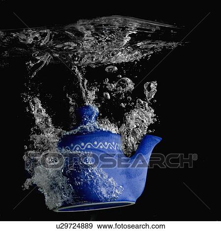 Close-up of a kettle underwater View Large Photo Image Stock Photo - Close-up of a kettle underwater. Fotosearch