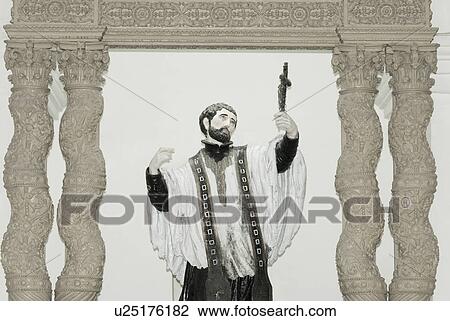 Close-up of a statue in a church, St. Francis Xavier Church, Old Goa, Goa, India View Large Photo Image Stock Image - Close-up of a statue in a church, St. Francis Xavier Church, Old Goa, Goa, India. Fotosearch
