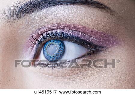 Stock Photo - Close-up of a woman's eye. Fotosearch