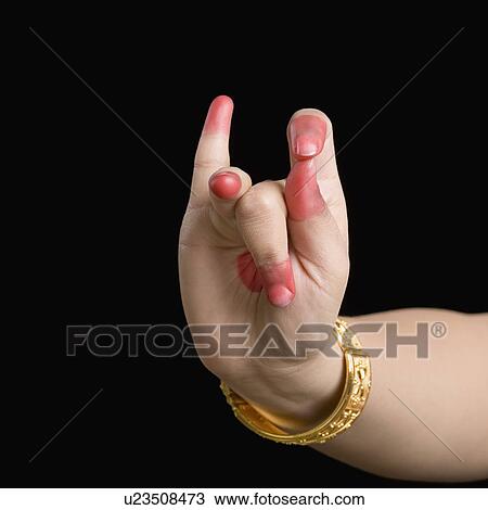 Close-up of a woman's hand making a Bharatnatyam gesture View Large Photo Image Stock Image - Close-up of a woman's hand making a Bharatnatyam gesture. Fotosearch