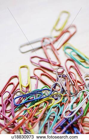 Close-up of paper clips View Large Photo Image Stock Image - Close-up of paper clips. Fotosearch