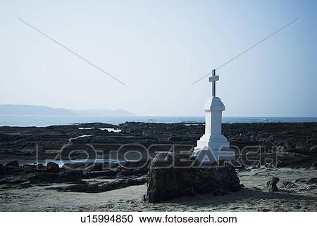 Cross on the beach, Morjim Beach, Goa, India View Large Photo Image Stock Image - Cross on the beach, Morjim Beach, Goa, India. Fotosearch