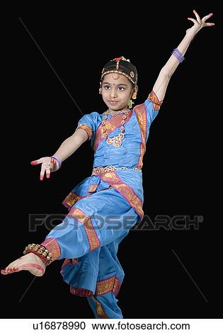 Girl performing Bharatanatyam View Large Photo Image Stock Image - Girl performing Bharatanatyam. Fotosearch