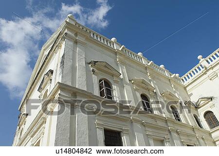 Stock Image - Low angle view of a church, Church of St. Francis of Assisi, Old Goa, Goa, India. Fotosearch