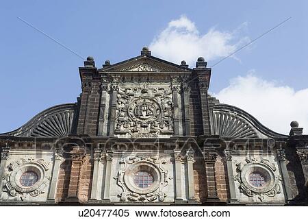 Low angle view of a church, St. Francis Xavier Church, Old Goa, Goa, India View Large Photo Image Stock Photography - Low angle view of a church, St. Francis Xavier Church, Old Goa, Goa, India. Fotosearch