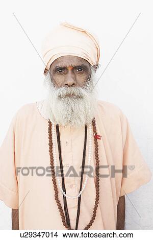 Portrait of a sadhu View Large Photo Image Picture - Portrait of a sadhu. Fotosearch